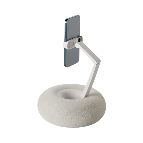 Snack bowl with phone holder